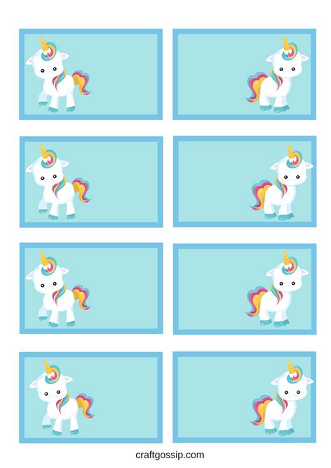 printable unicorn party gift tag unicorn printables unicorn