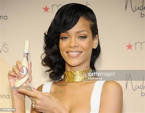 Rihanna Attends The Launch Of Her Third Fragrance Nude By Rihanna At