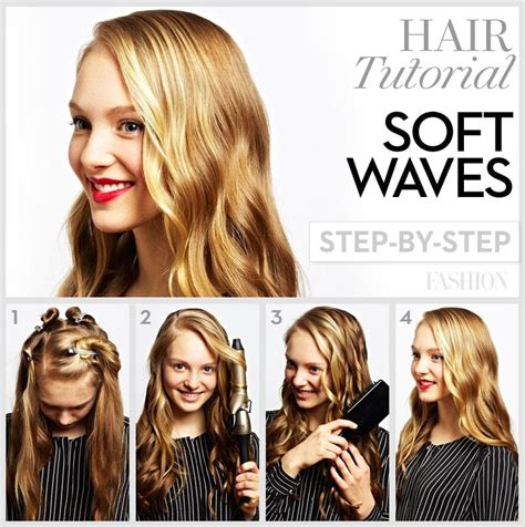 soft loose curls  steps  wavy hair fashion magazine