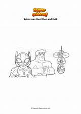 Hulk Hant Coloriage Supercolored Iron sketch template