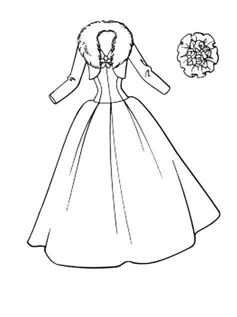 fashion dress coloring pages  getcoloringscom  printable