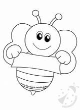 Api Bee Kids Crafts Con Preschool Activities Abejitas Clase Para La Albero Accoglienza Coloring sketch template