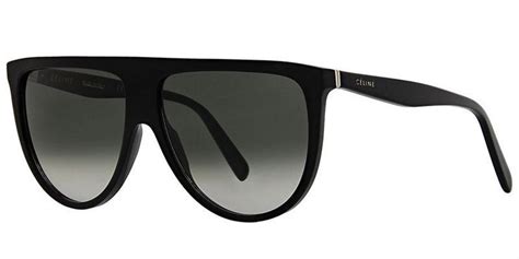 celine thin shadow cl  xma blackgreen shaded sunglasses celine oversized