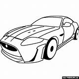 Jaguar Car Coloring Pages Xkr Type Thecolor Template Getdrawings Sports Line Drawing sketch template