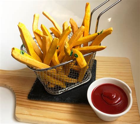 french fries   basket fries sculpture junk food etsy