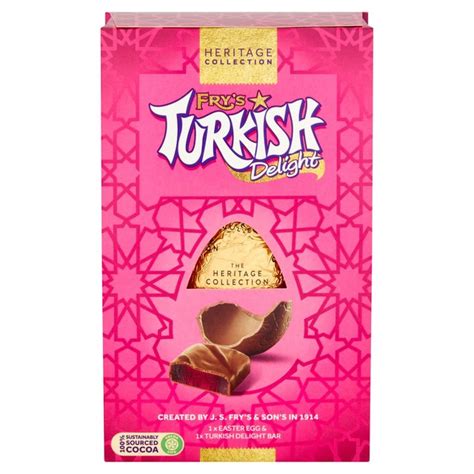 Frys Turkish Delight Chocolate Easter Egg Ocado