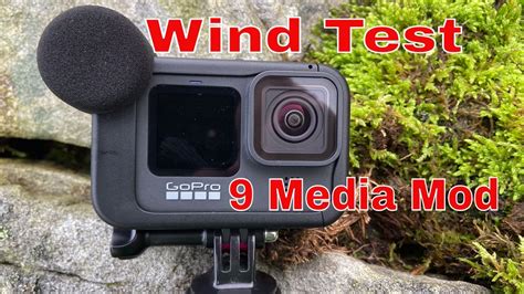gopro hero  media mod wind testing hiking  waffling youtube