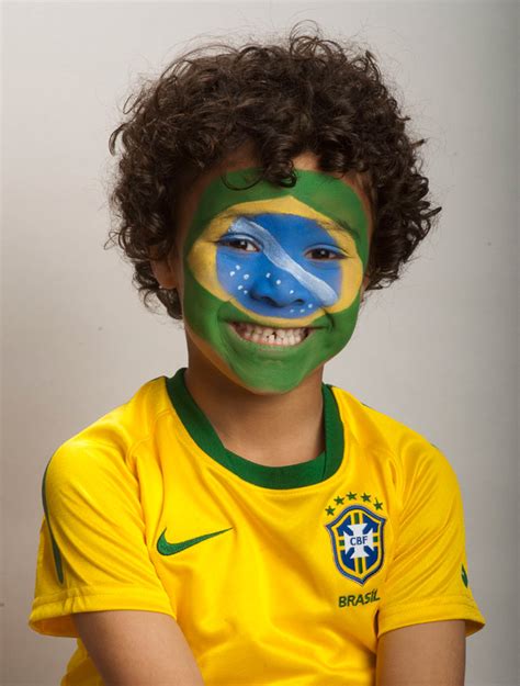 Brazilian Flag Face Paint Goodtoknow