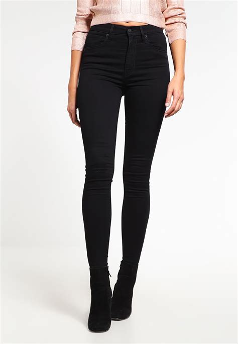 Levi S® Mile High Super Skinny Jeans Skinny Fit Night Black Denim