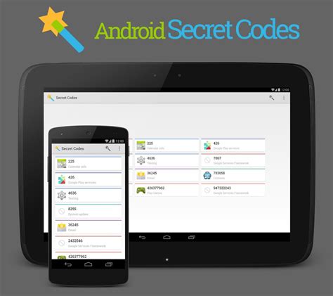 secret codes  android revealed   app