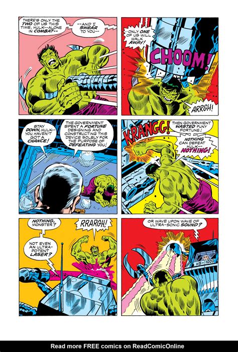 Marvel Masterworks The Incredible Hulk Tpb 11 Part 1 Read Marvel
