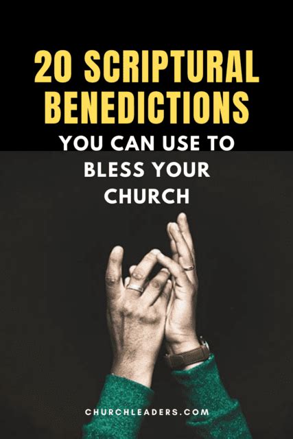 benedictions     bless  church