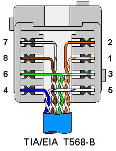 cat  rj wiring diagram