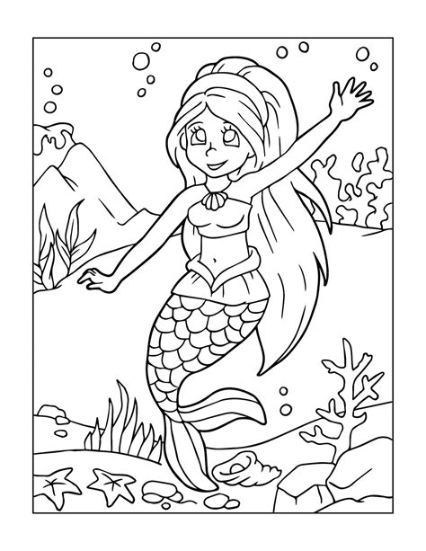 fairy mermaid unicorn bundle coloring pages printable etsy