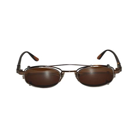 Robert Marc Titanium Bronze With Brown Lucite Frames Give The Option Of