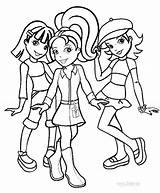 Polly Pocket Coloring Pages Friends Printable sketch template