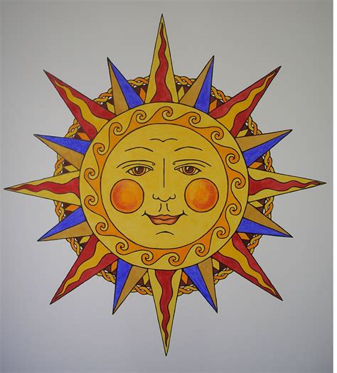 genevieve monks keller sun illustration
