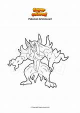 Pokemon Urshifu Dibujo Sirfetch Supercolored Grimmsnarl Calyrex Rider sketch template