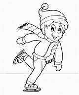 Ice Coloring Skating Pages Skater Kids Drawing Print Boy Clipart Template Winter Rink Hockey Figure Clip Getdrawings Sketch Drawings Popular sketch template