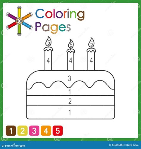 numbers coloring pages  kindergarten color  number bible