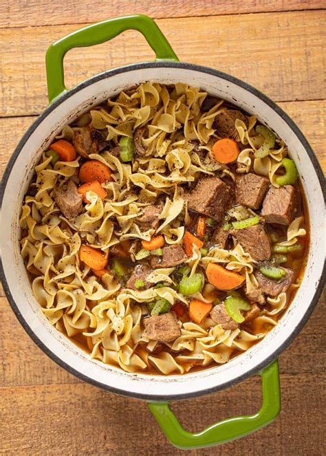 beef noodle soup recipe  easy dinner  dessert