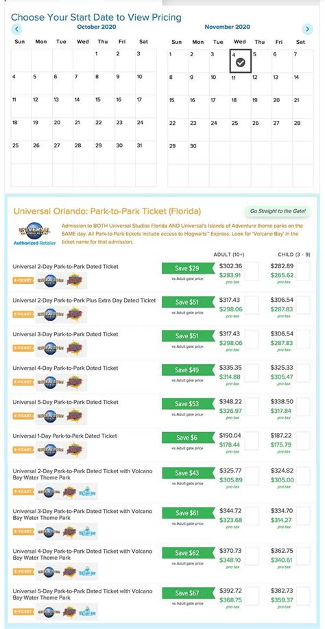 universal orlando moves  date based ticket pricing