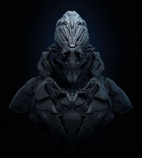 alien armor sketch pavel terekhov alien alien concept armor