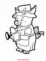Schwein Schweinchen Malvorlage Ausmalbilder Malvorlagen sketch template
