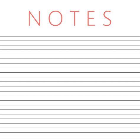 printable lined paper  notes discover  beauty  printable paper