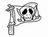 Jolly Roger Coloring Pages Coloringcrew sketch template