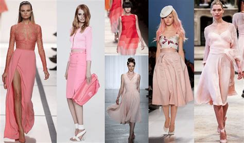 pink fashion red typewriter magazine spring  trend report