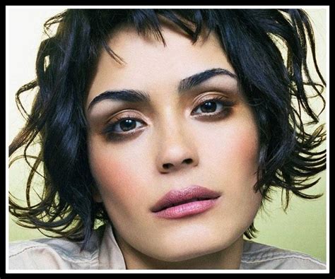 shannyn sossamon square face  soft angled thick eyebrows