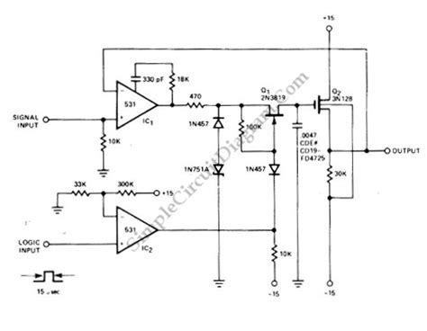 fast sample  hold simple circuit diagram