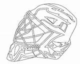 Hockey Coloring Pages Goalie Mask Bruins Nhl Logo Boston Jason Ice Colouring Drawing Logos Color Voorhees Printable Painting Player Print sketch template