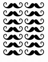 Mustache Printable Valentines Trail Paper Carlynstudio sketch template