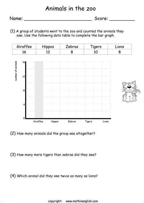 analyze  data table  complete  bar graph  solve  math problems grade  bar graph