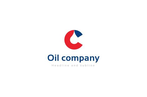 oil company logo creative illustrator templates creative market