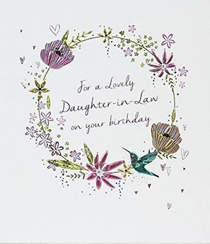 paperlink daughter  law birthday card plk   birthday