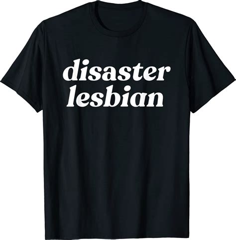 disaster lesbian funny lgbtq gay pride meme t shirt amazon de fashion
