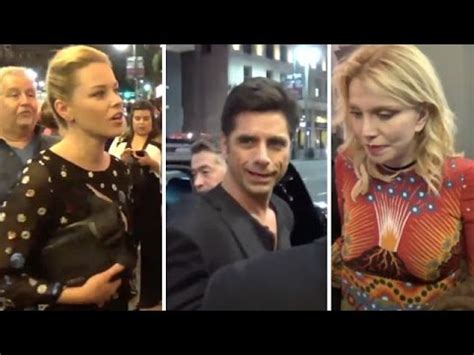elizabeth banks john stamos and courtney love attending hedwig and the angry inch musical