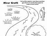 River Colouring Pages sketch template