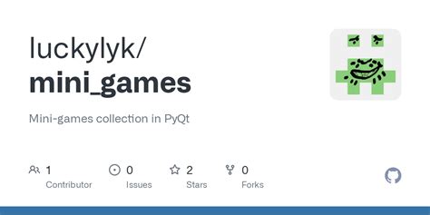 github luckylykminigames mini games collection  pyqt