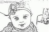 Coloring Pages Baby Girl Newborn Teddy Bear Popular sketch template