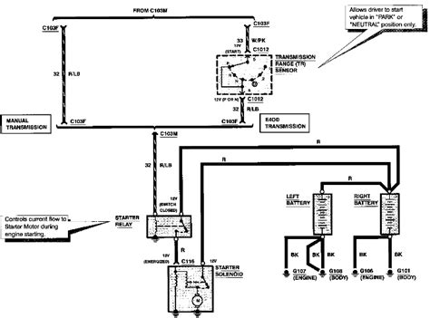 ford   starter relay wiring diagram wiring diagram