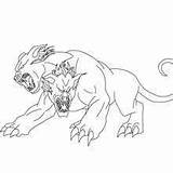 Coloring Pages Chimera Getcolorings sketch template