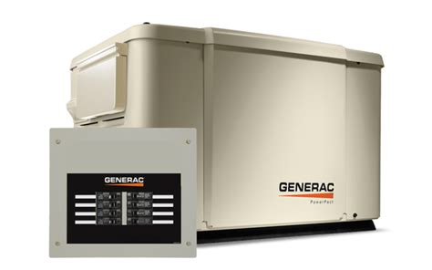generac kw  air cooled dual fuel standby generator  al encl empower generators