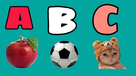 apple   ball   cat  children abc song abcd nursery rhymes youtube