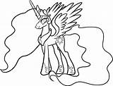 Pony Little Coloring Pages Cadence Princess Color Print Printable sketch template