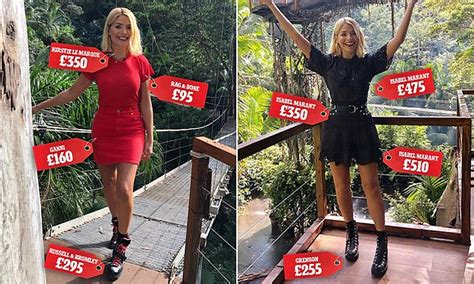 former underwear model holly willoughby is turning the i m a celebrity