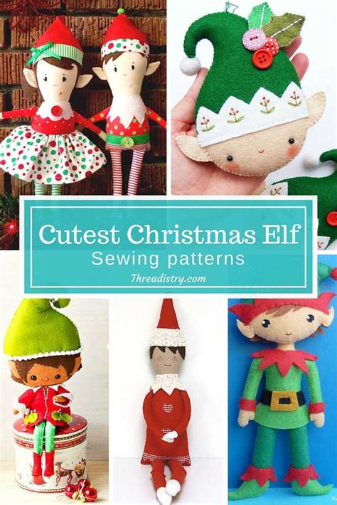 sewing patterns christmas elf   ojays  pinterest